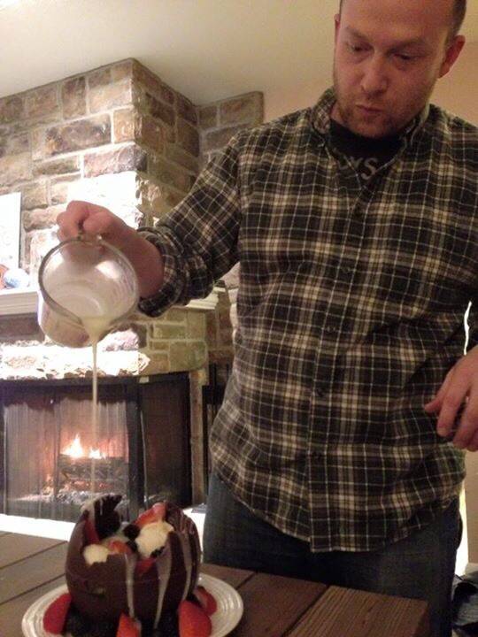 "Tried to make that magic ball for my wife. Close enough."